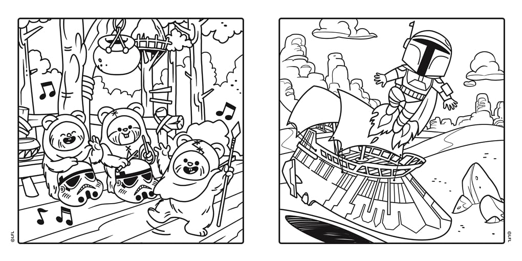 Studio Press Star Wars: A Cute and Cosy Colouring Book | Paperback | English 3