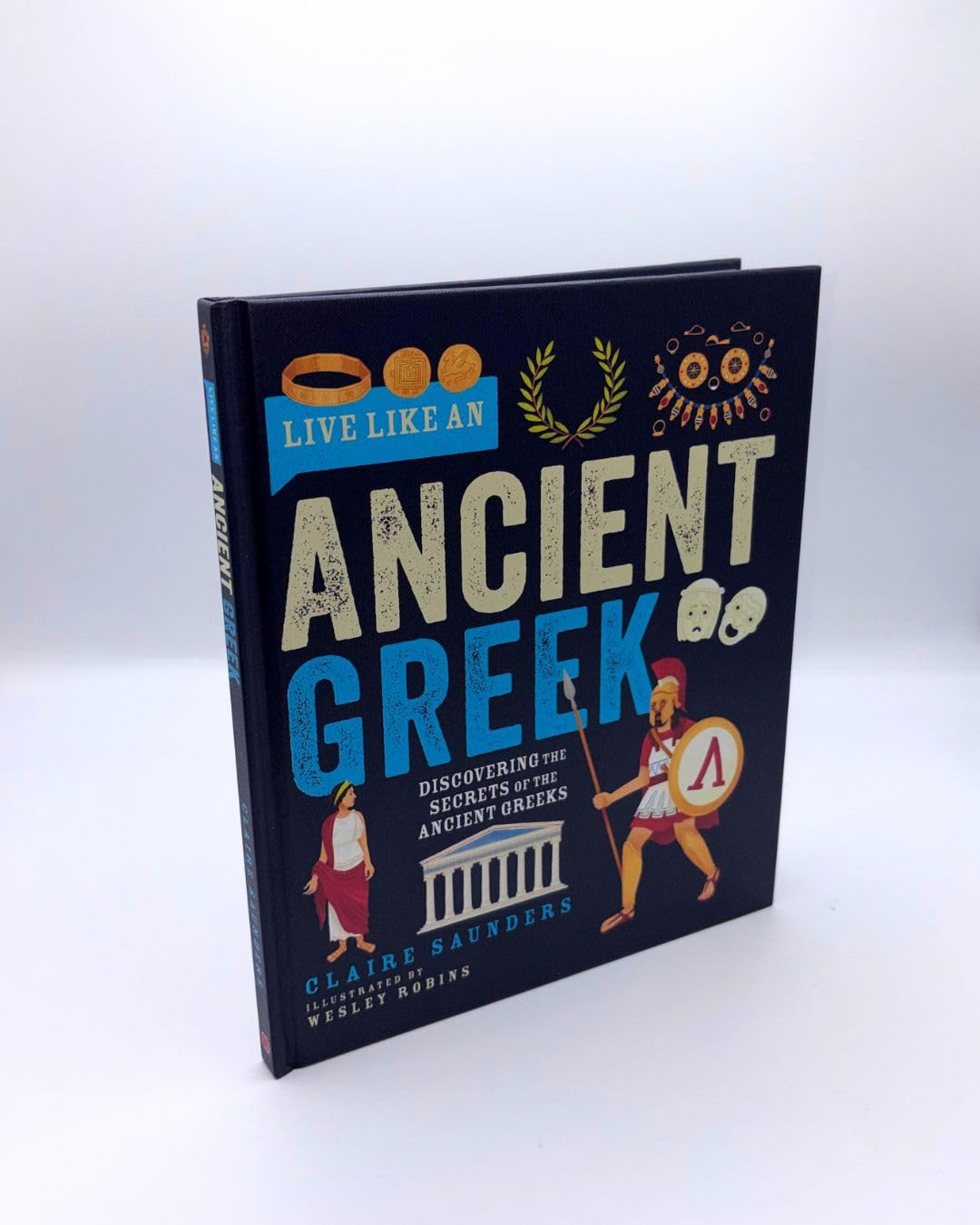 Button Books Live Like an Ancient Greek - Ages 7-11 | 56 Pages | Hardcover