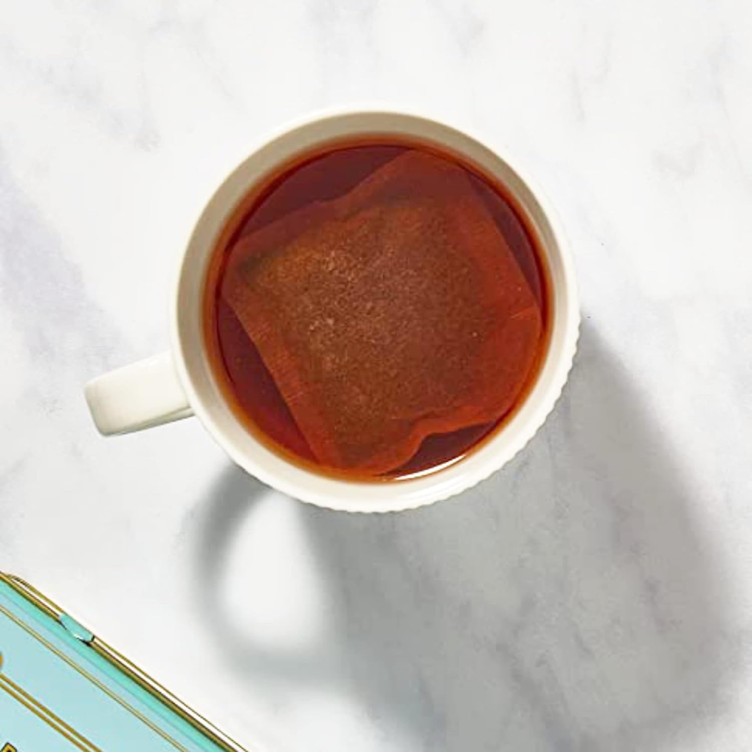 New English Teas - Vintage Victorian Tea Caddy with 40 English Breakfast Tea Bags