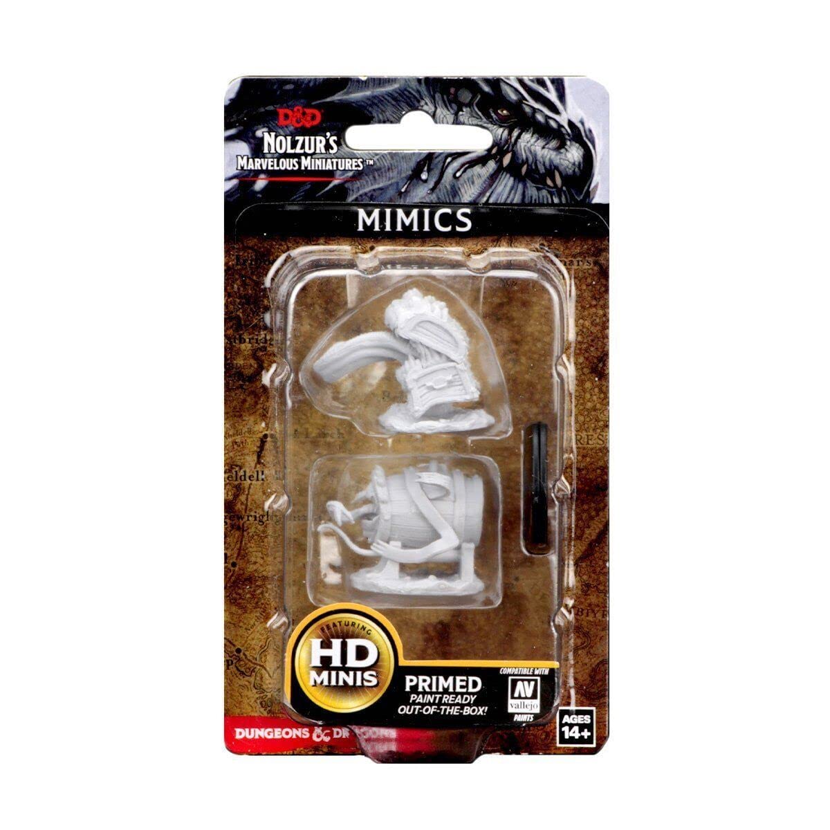 WizKids Dungeons & Dragons Nolzur's Marvelous Unpainted Minis: Mimics
