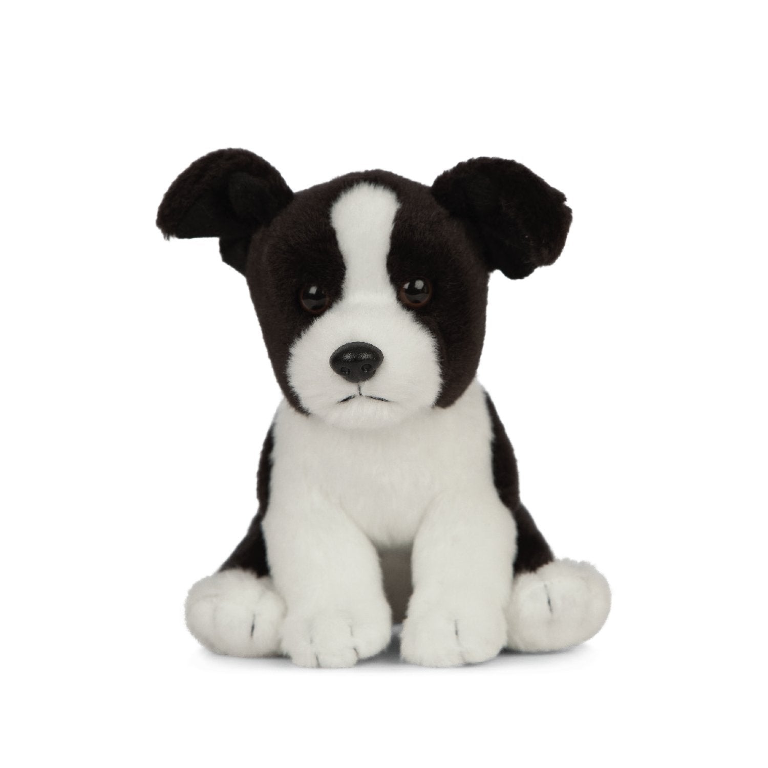 Living Nature Border Collie Puppy Realistic Soft Cuddly Dog Toy, 17cm