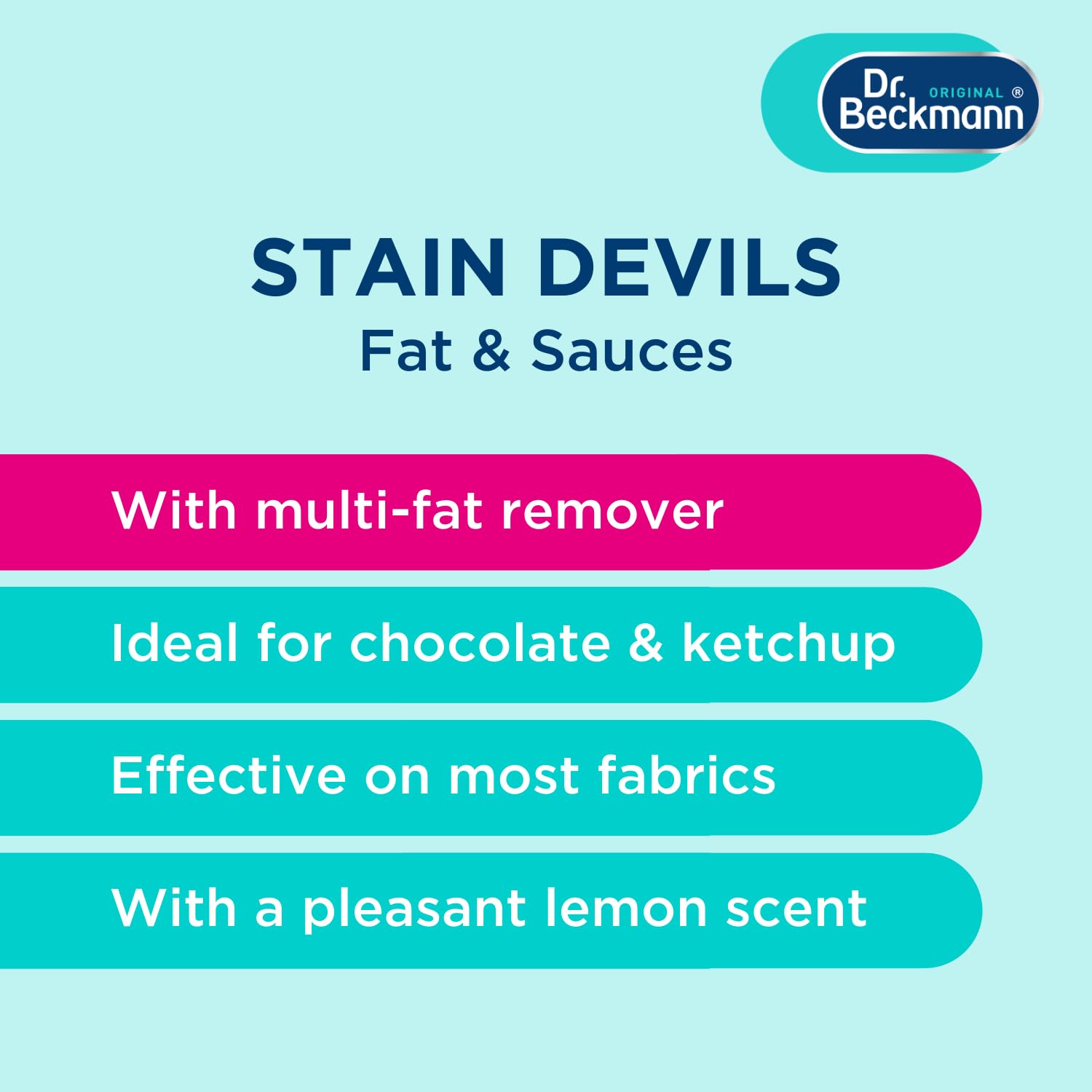 Dr. Beckmann Stain Devils Cooking Oil and Fat Stain Remover, 50 ml 6