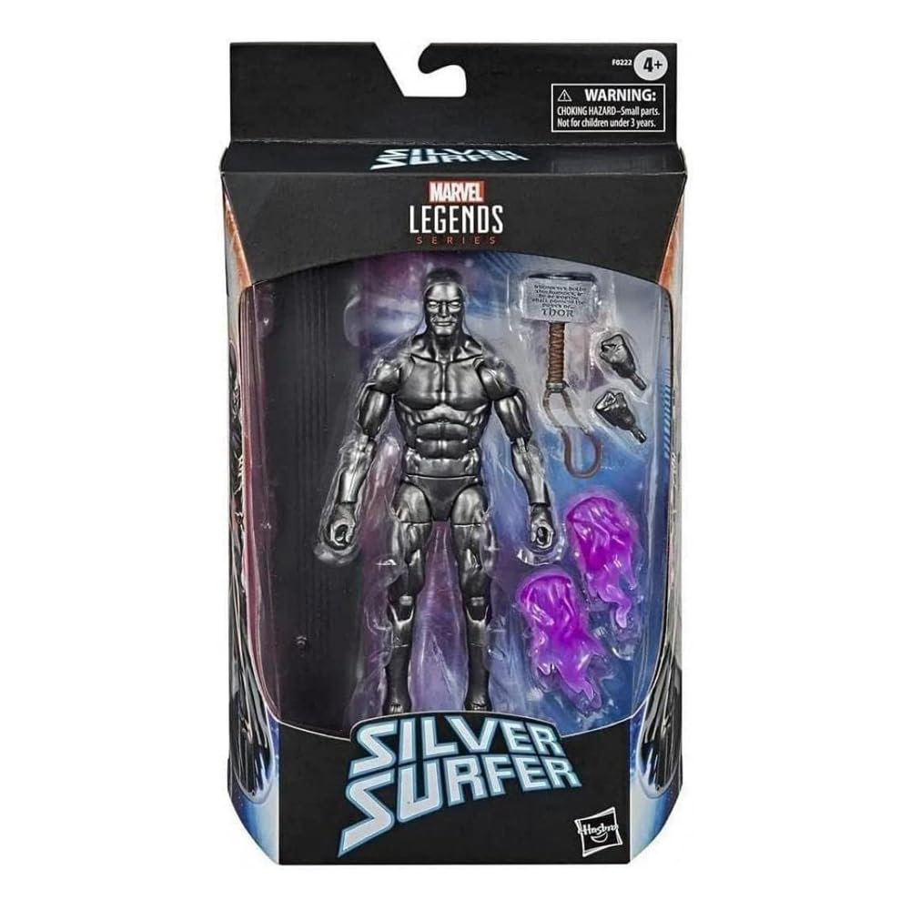 Marvel Legends Series Silver Surfer Action Figure - 15 cm Scale | Avengers Team | Hasbro