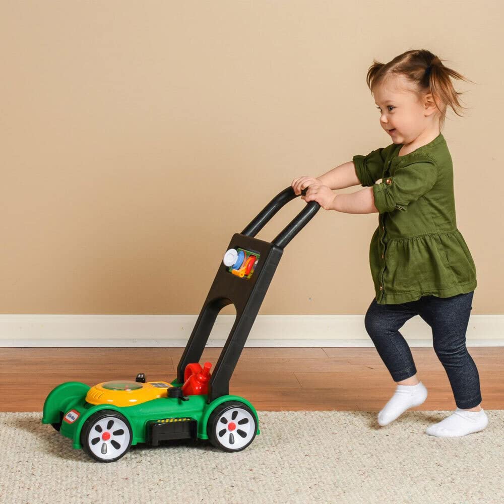 Little Tikes Gas 'n Go Mower - Realistic Play Lawn Mower with Mechanical Sounds & Movable Throttle for Toddlers 18 Months+ 6