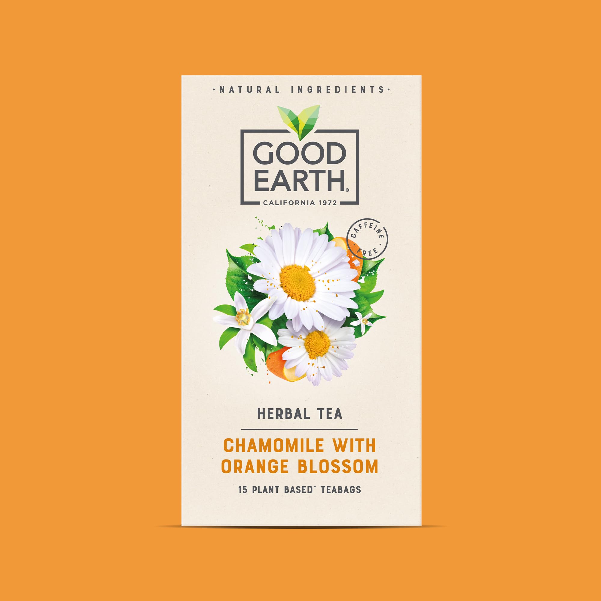 Good Earth Tea Co. - Chamomile with Orange Blossom Herbal Tea Bags