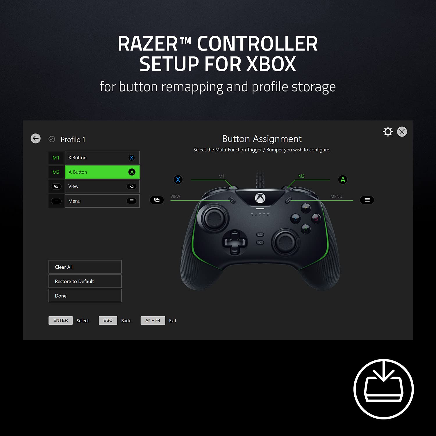 Razer Wolverine V2 - Wired Gaming Controller for Xbox Series X|S, Xbox One & PC - Mercury White 3
