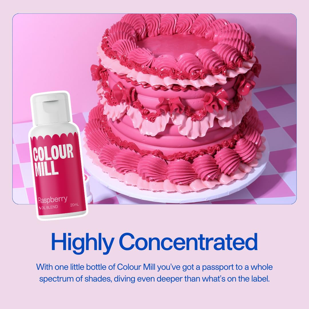 Colour Mill Oil Blend Food Colouring Navy - Oil-Based, High Concentration, 20 ml 5