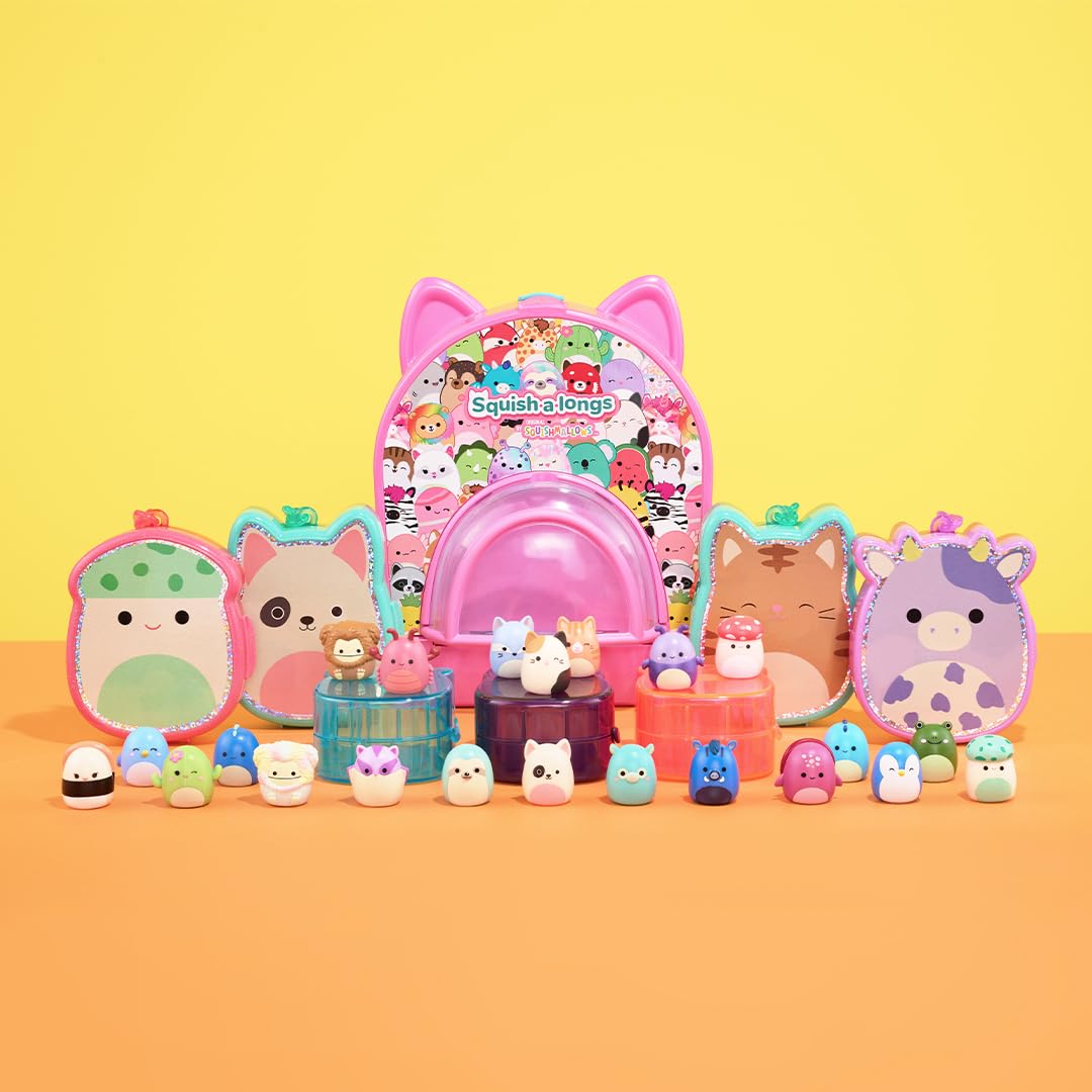 Squishmallows Mini-Squish Party Pack On-the-Go Playset Backpack - Series 1 16