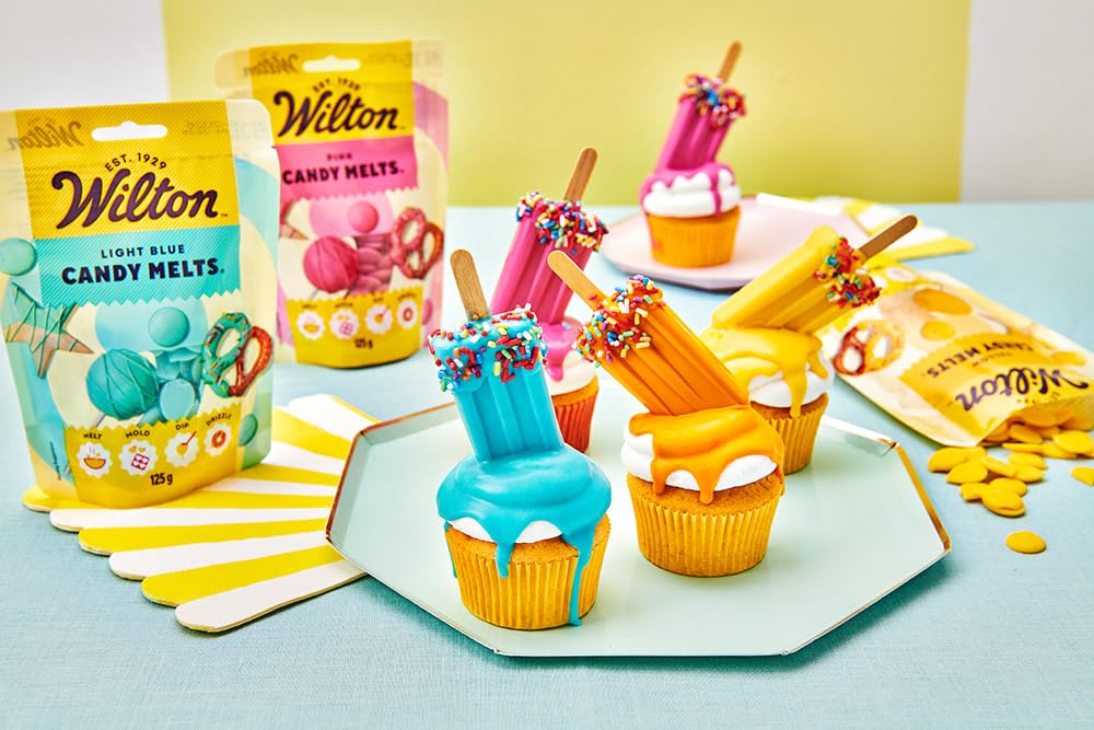 Wilton Candy Melts Orange - Melting Candy with Sweet Creamy Flavour for Molding, Dipping & Drizzling