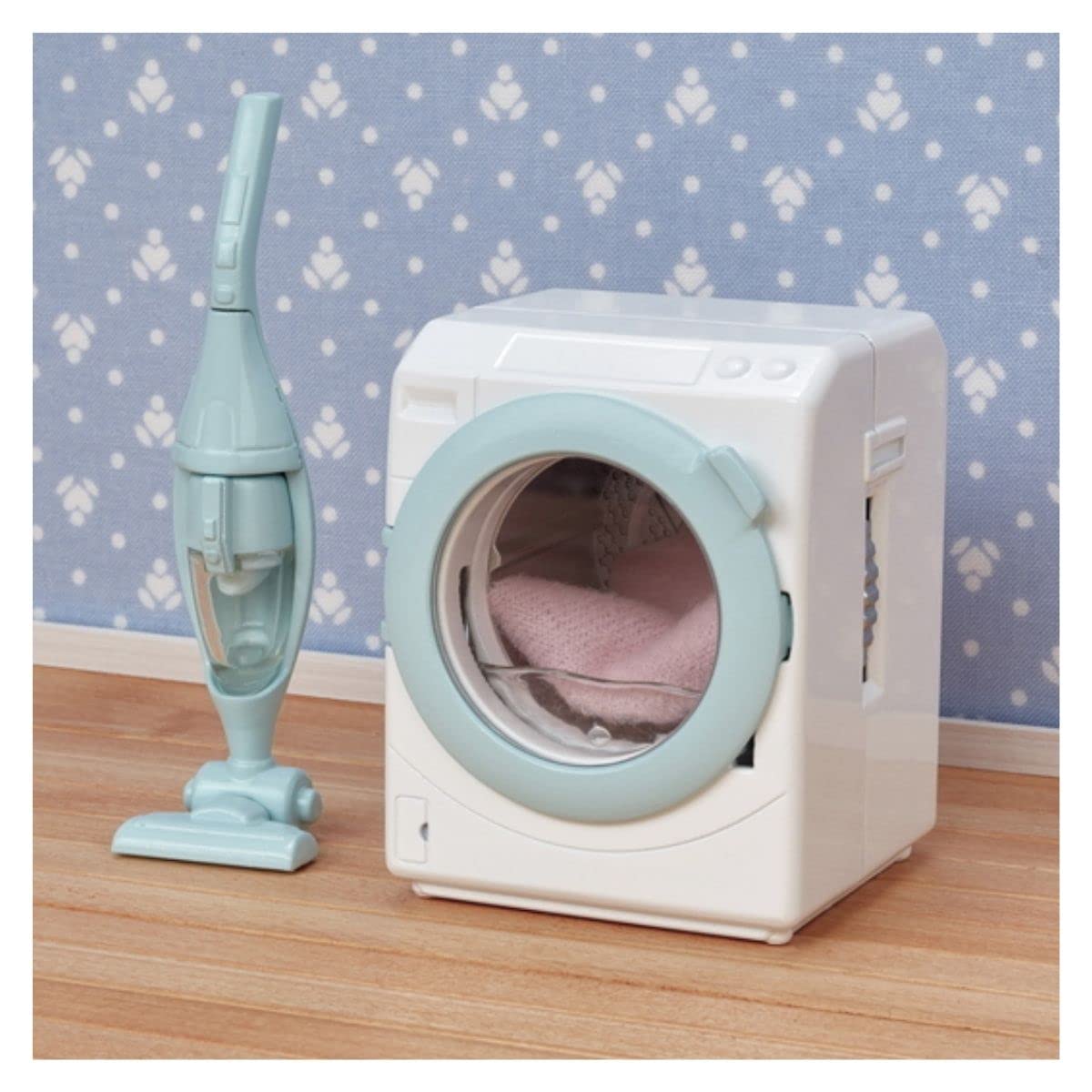 Sylvanian Families Laundry & Vacuum Cleaner Playset - Interactive Dollhouse Accessory 5445 4