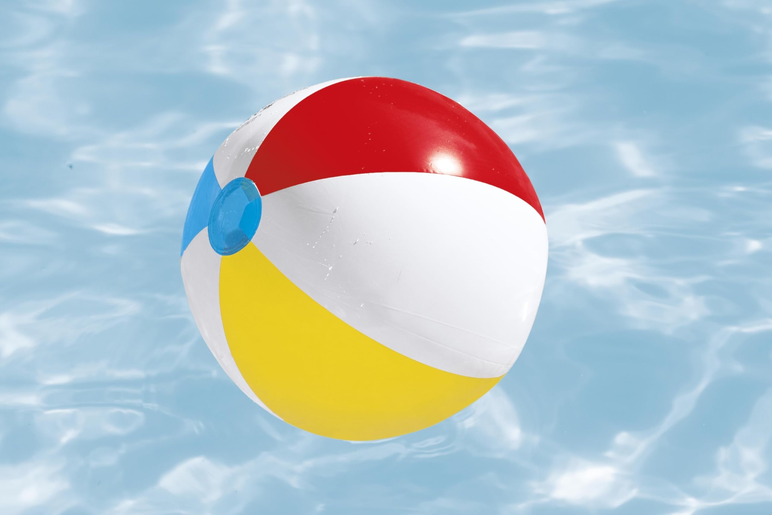 Bestway Panel Beach Ball - 24 Inch, Multi-colored Rubber | Recommended for Ages 3+ 5