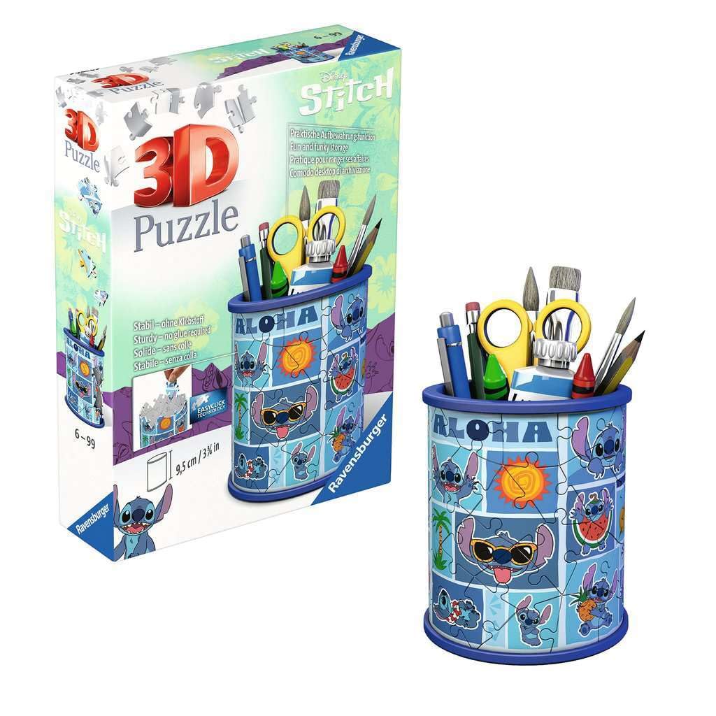 Ravensburger Disney Stitch Pencil Holder 54-Piece 3D Jigsaw Puzzle 9