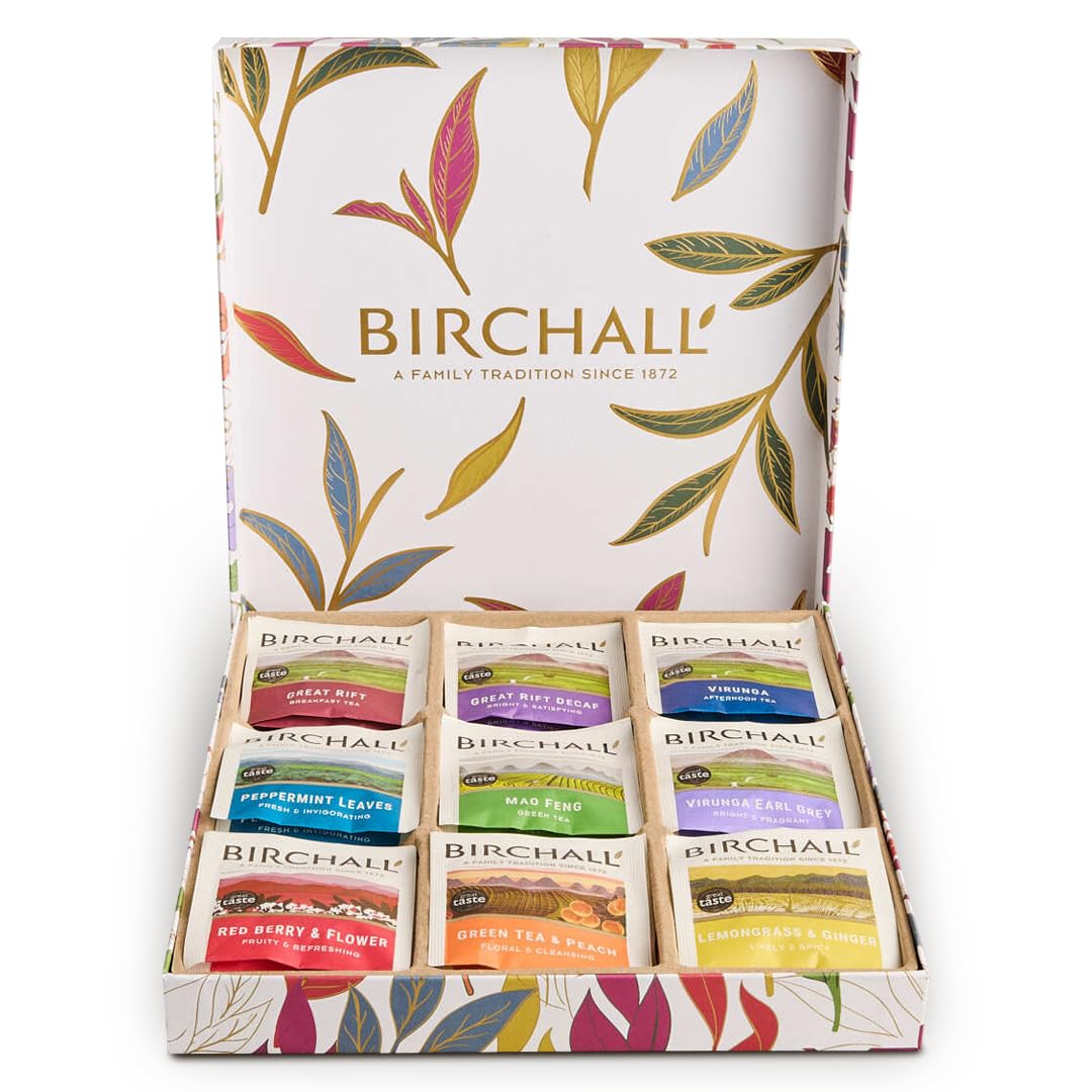 Birchall Tea Collection Box - 9 Unique Flavors | 36 Premium Teabags | Medium Caffeine 1