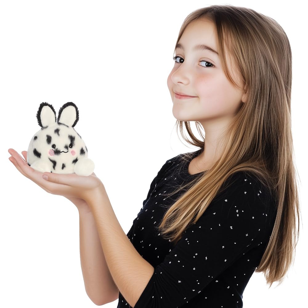 AURORA Palm Pals Usagi Sea Bunny 5In Soft Toy | White & Black | Recycled Materials 6