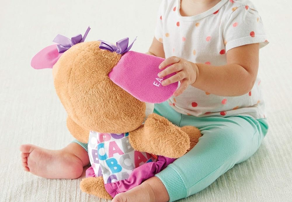 Fisher-Price Laugh & Learn Smart Stages Sis - Interactive Plush Toy for 6-36 Months
