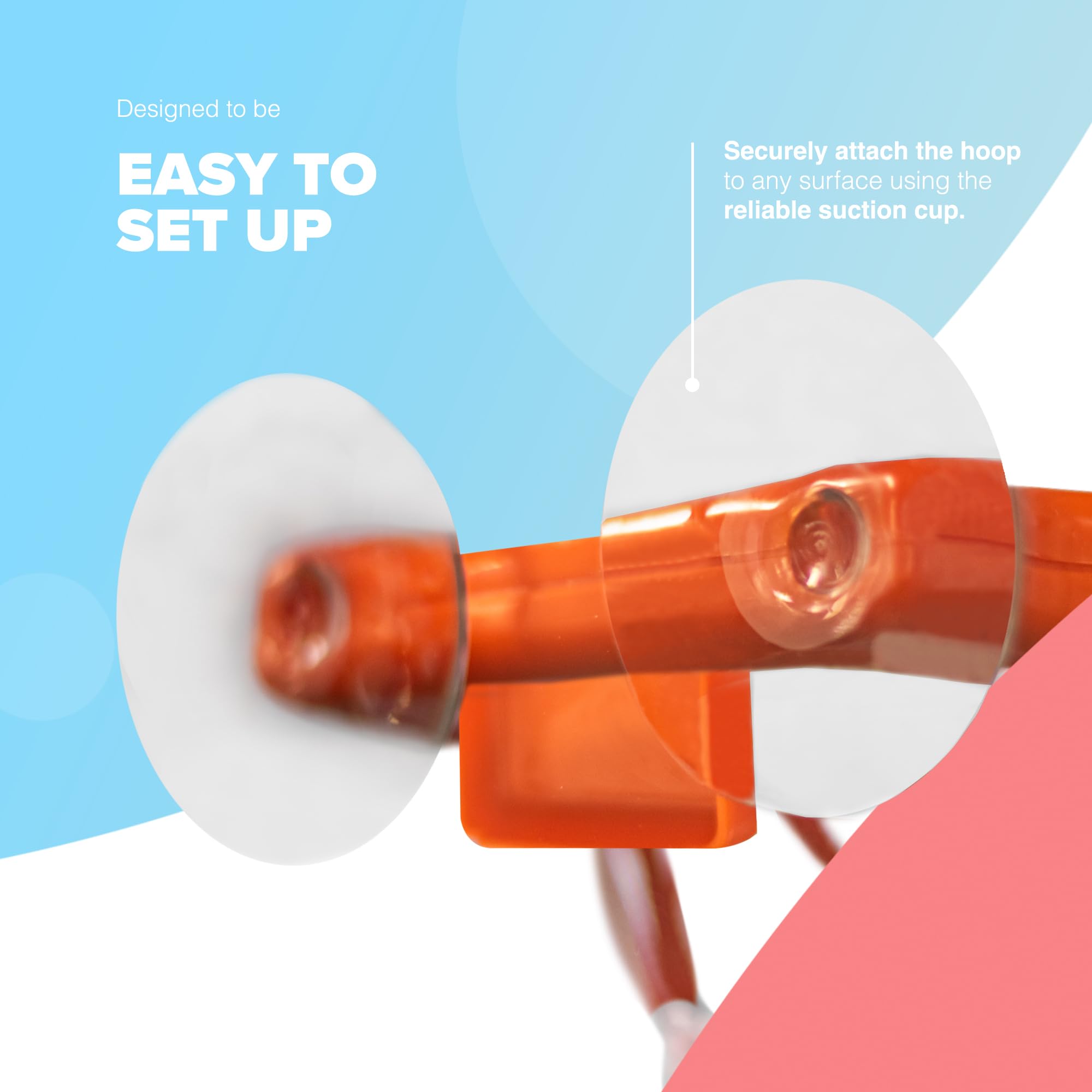 KIDOOLA Bath Basketball Hoop - Suction Cup Kids Bath Toy for Ages 3-8