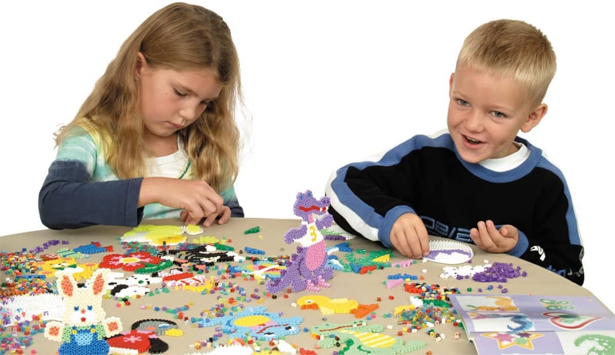 Hama Gift Box - 3D Safari | 2500 Fuse Beads & Large Square Pegboard