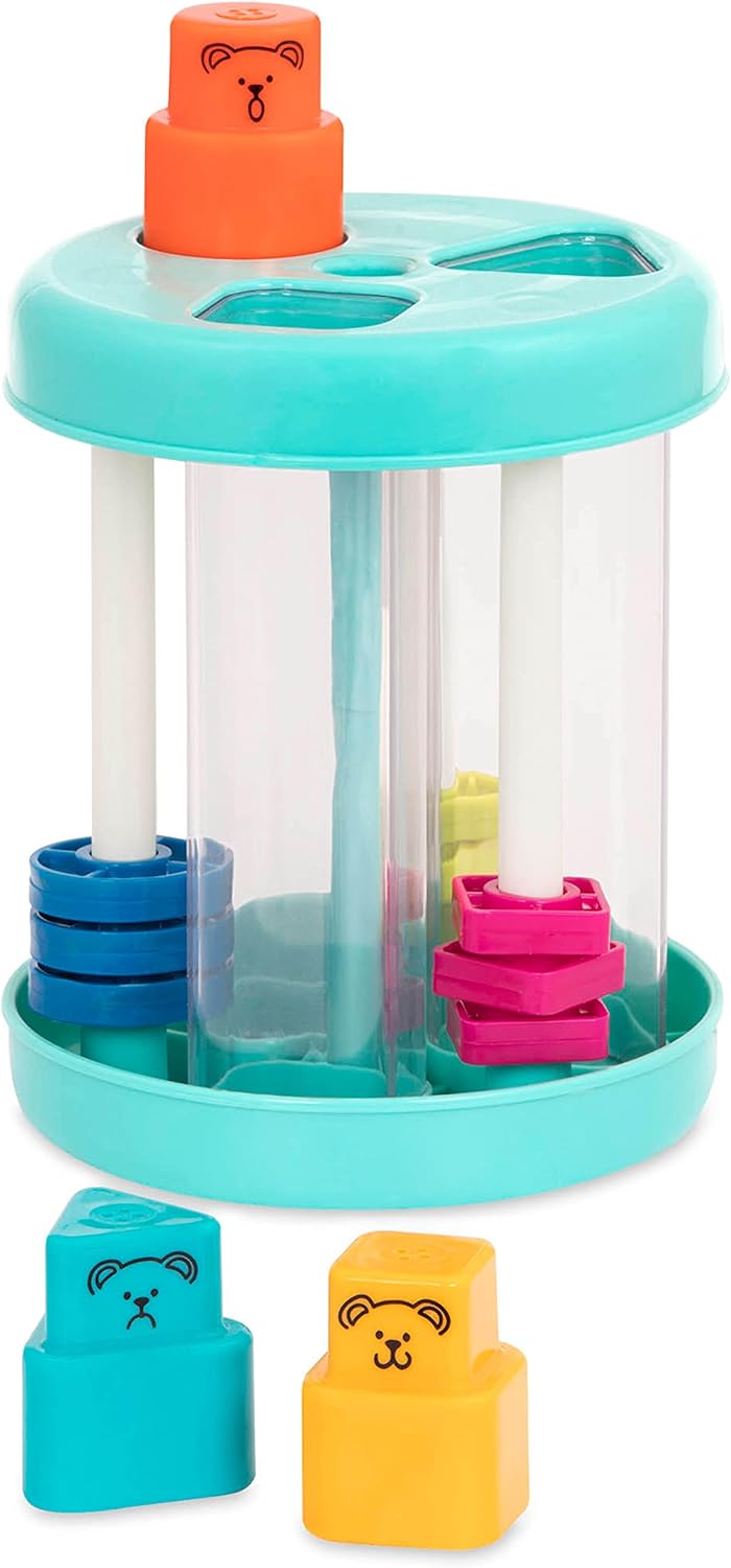 Battat BT2600Z Shapes & Sounds Sorter - Educational Toddler Toy for 18 Months+