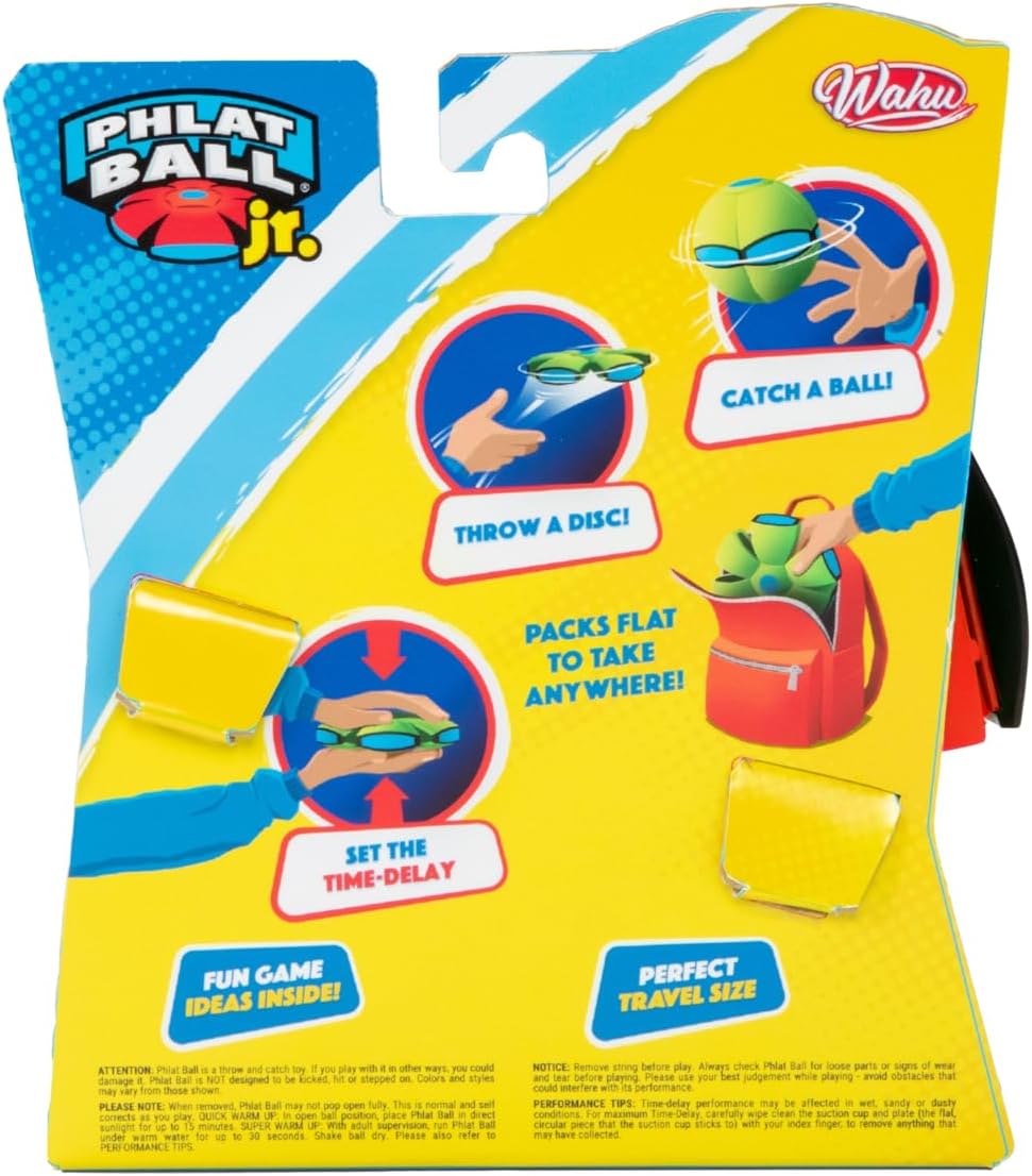 Wahu Phlat Ball Junior - Transforming Disc to Ball Toy for Kids 5+
