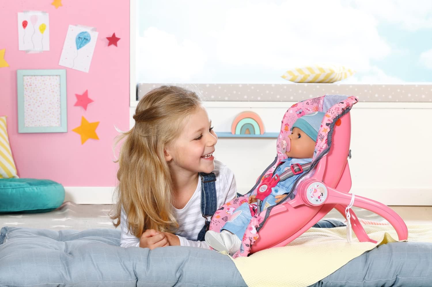 BABY born Comfort Seat 832424 - Multi-Purpose Doll Accessory for Carrying and Playing 3