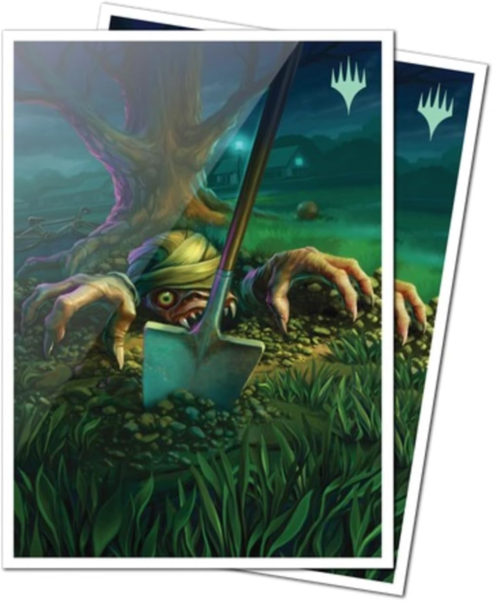 Ultra Pro MTG Duskmourn 105ct Apex Deck Protector Sleeves - Exhume Artwork by Tim Jacobus