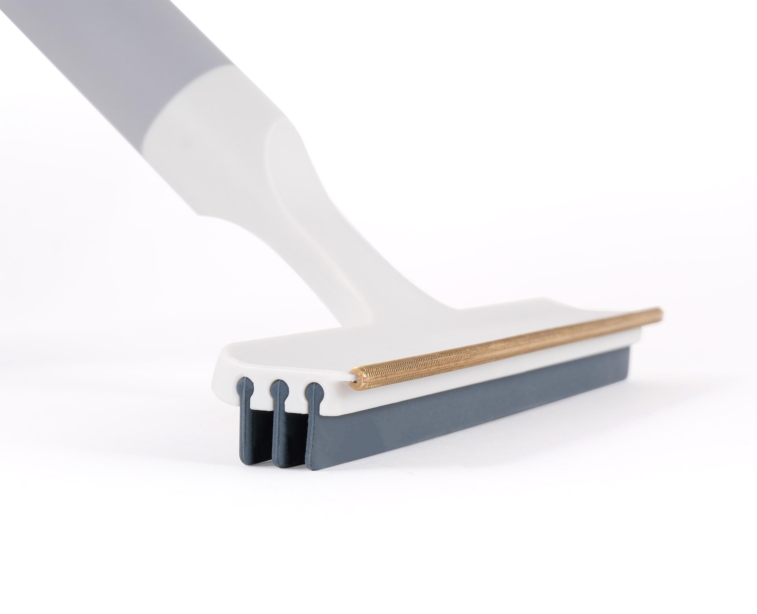 Joseph Joseph CleanTech Carpet Rake - 2-in-1 Manual Tool for Pet Hair & Deep Cleaning | Light Stone