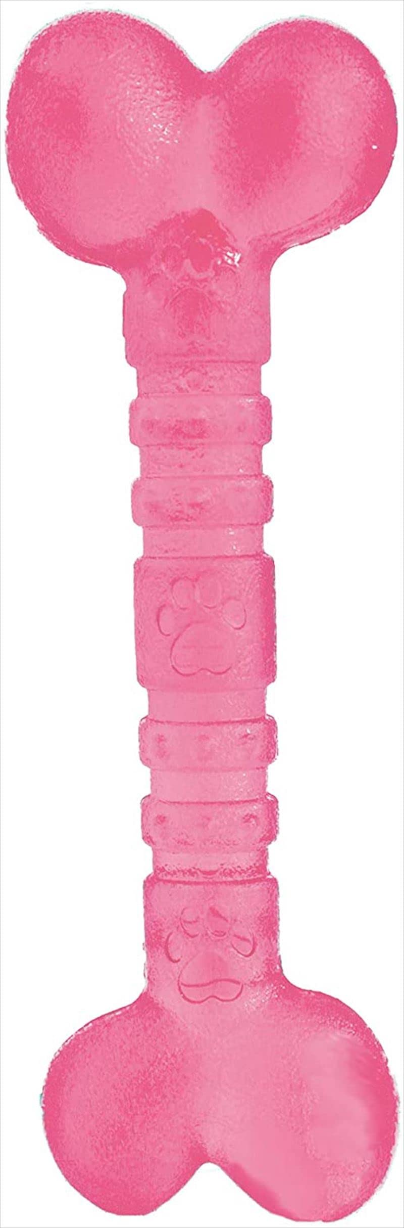 Rosewood BioSafe Puppy Bone - Antimicrobial Chew Toy for Teething Puppies | Pink | Mint Scented
