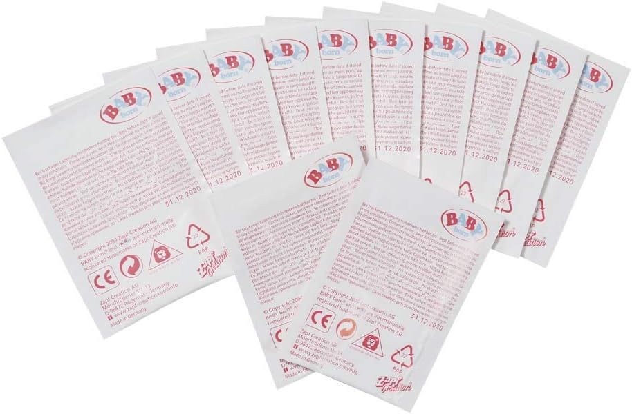 BABY Born Food Sachets for Doll - Easy for Small Hands, Promotes Imaginative Play & Social Skills, 12-Pack for Toddlers 3 Years and Up 4