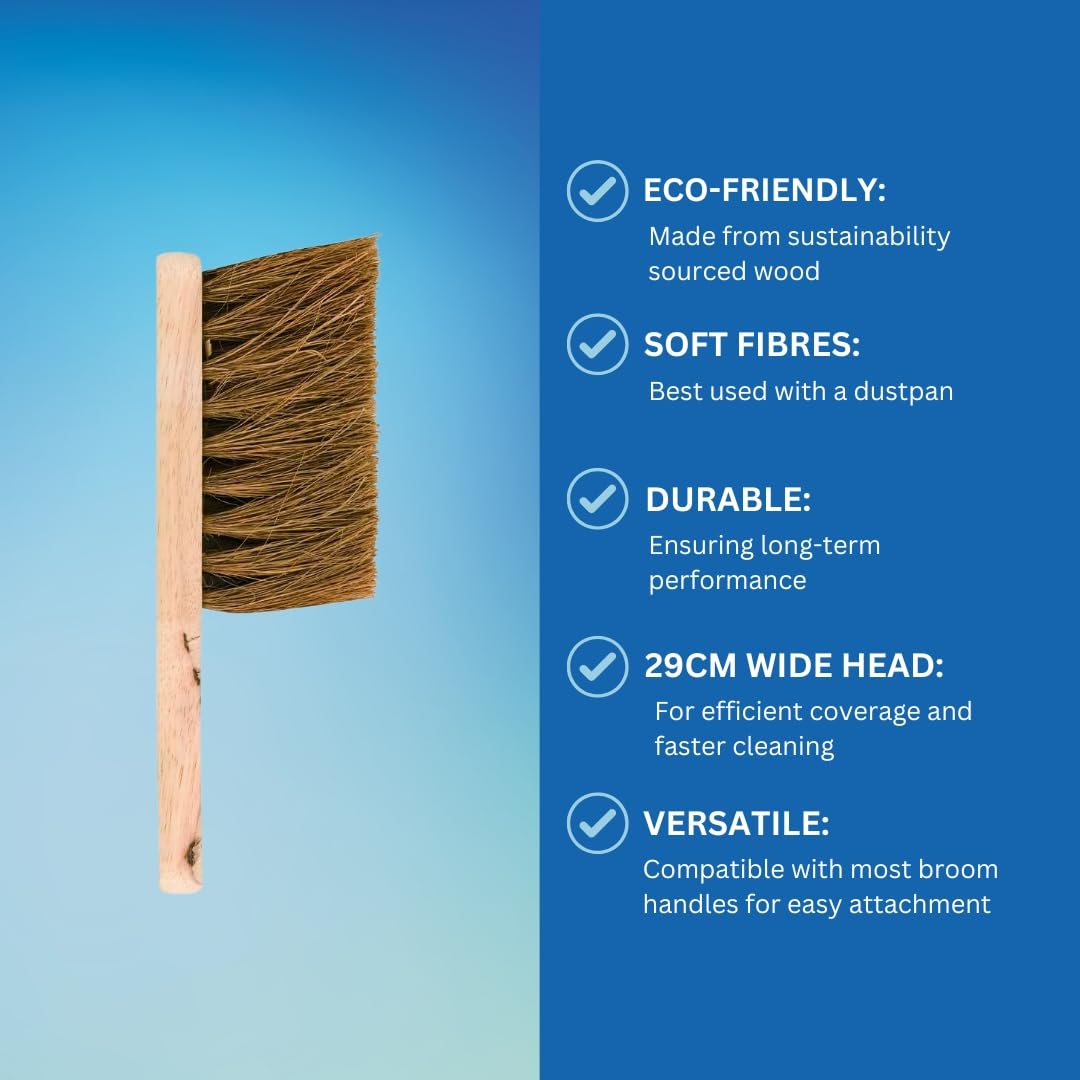 Elliott - Wooden Hand Brush with Soft Coconut Fibre 6