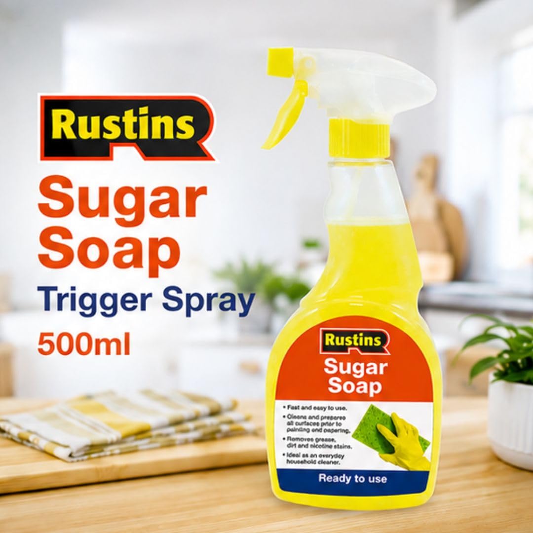 RUSTINS Sugar Soap Spray - All Purpose Household Cleaner | 500 ml | Unscented 4