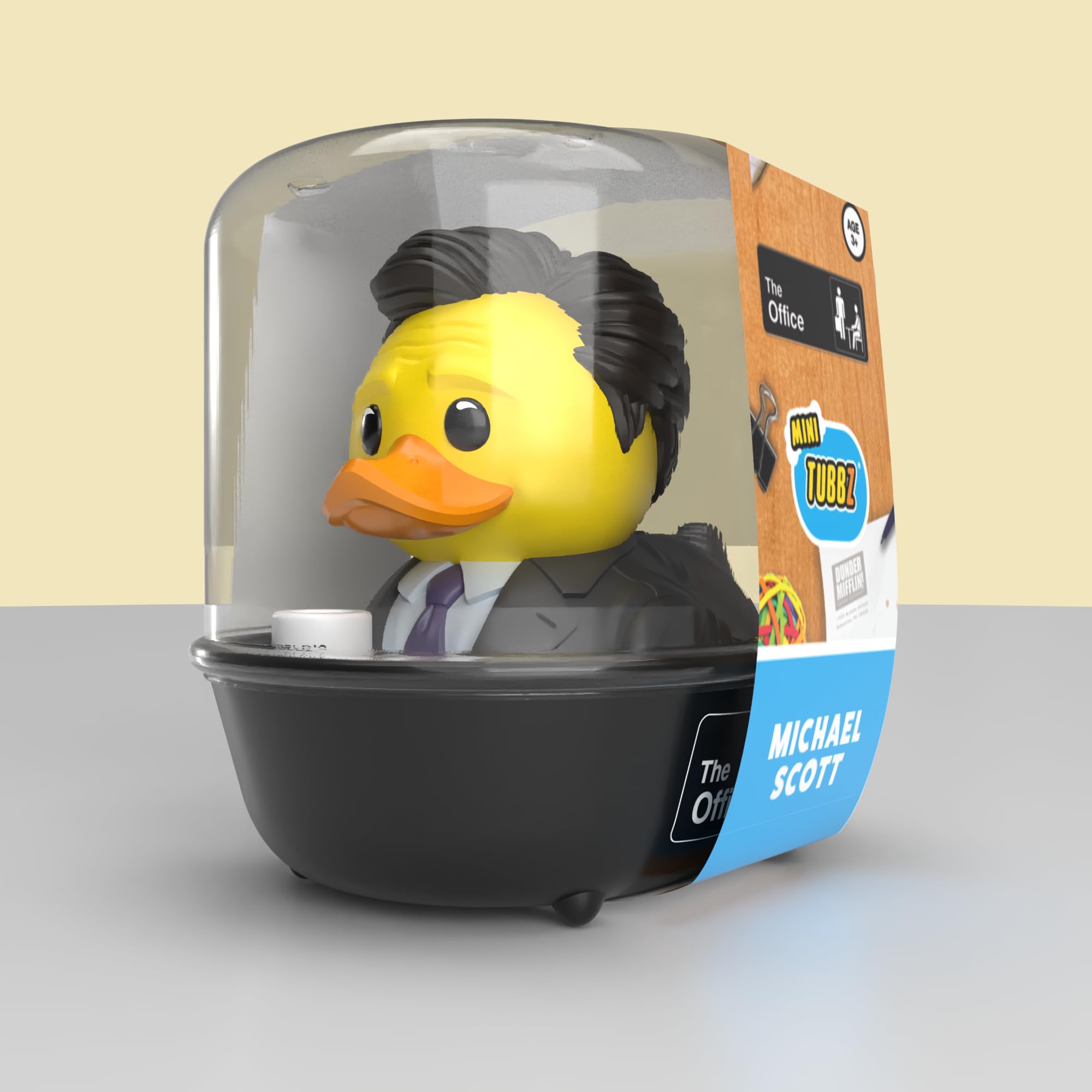 TUBBZ Mini: The Office - Michael Scott Cosplaying Rubber Duck Vinyl Figure