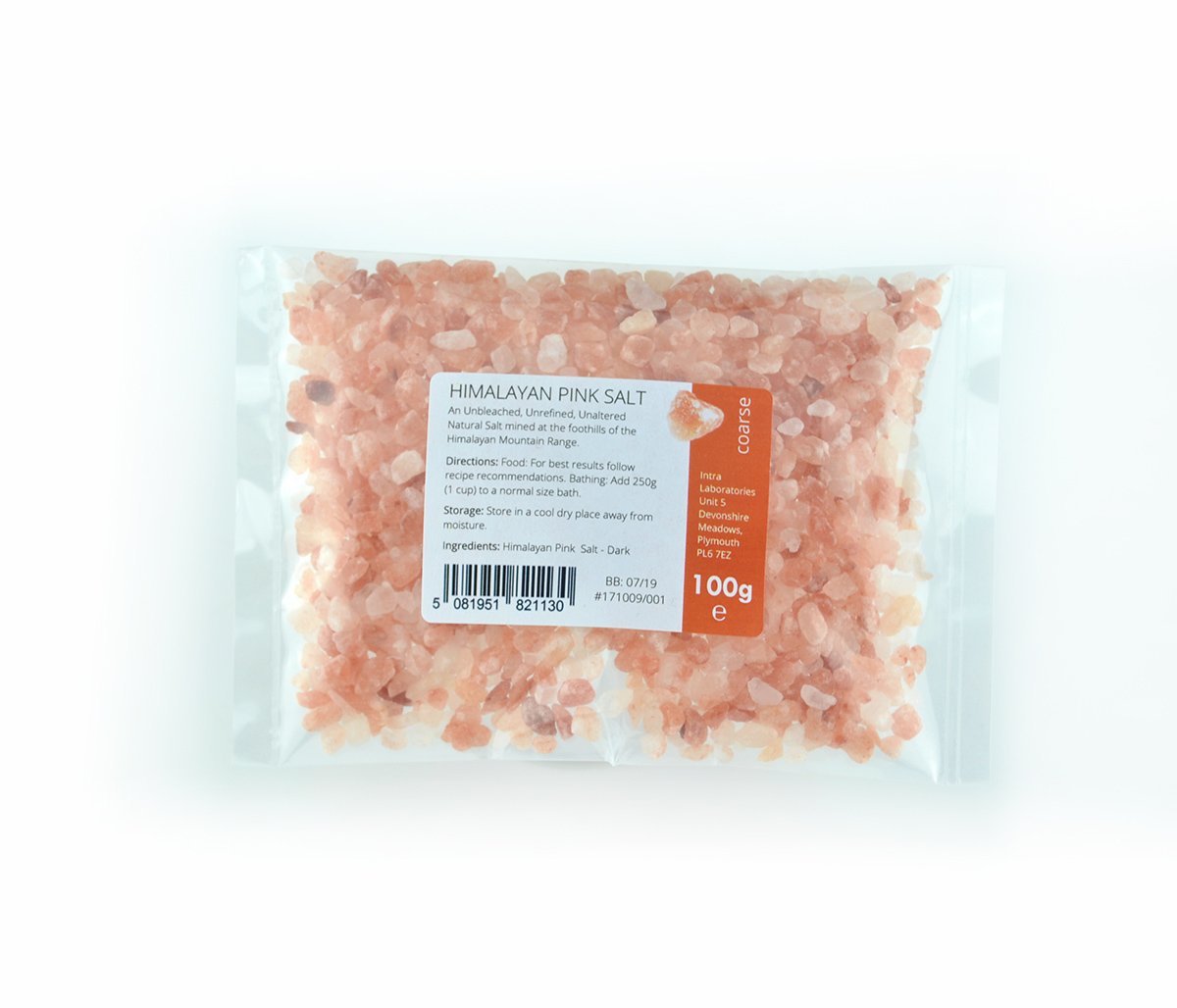 Himalayan Pink Salt Coarse Grade 100g - Natural Unrefined Salt