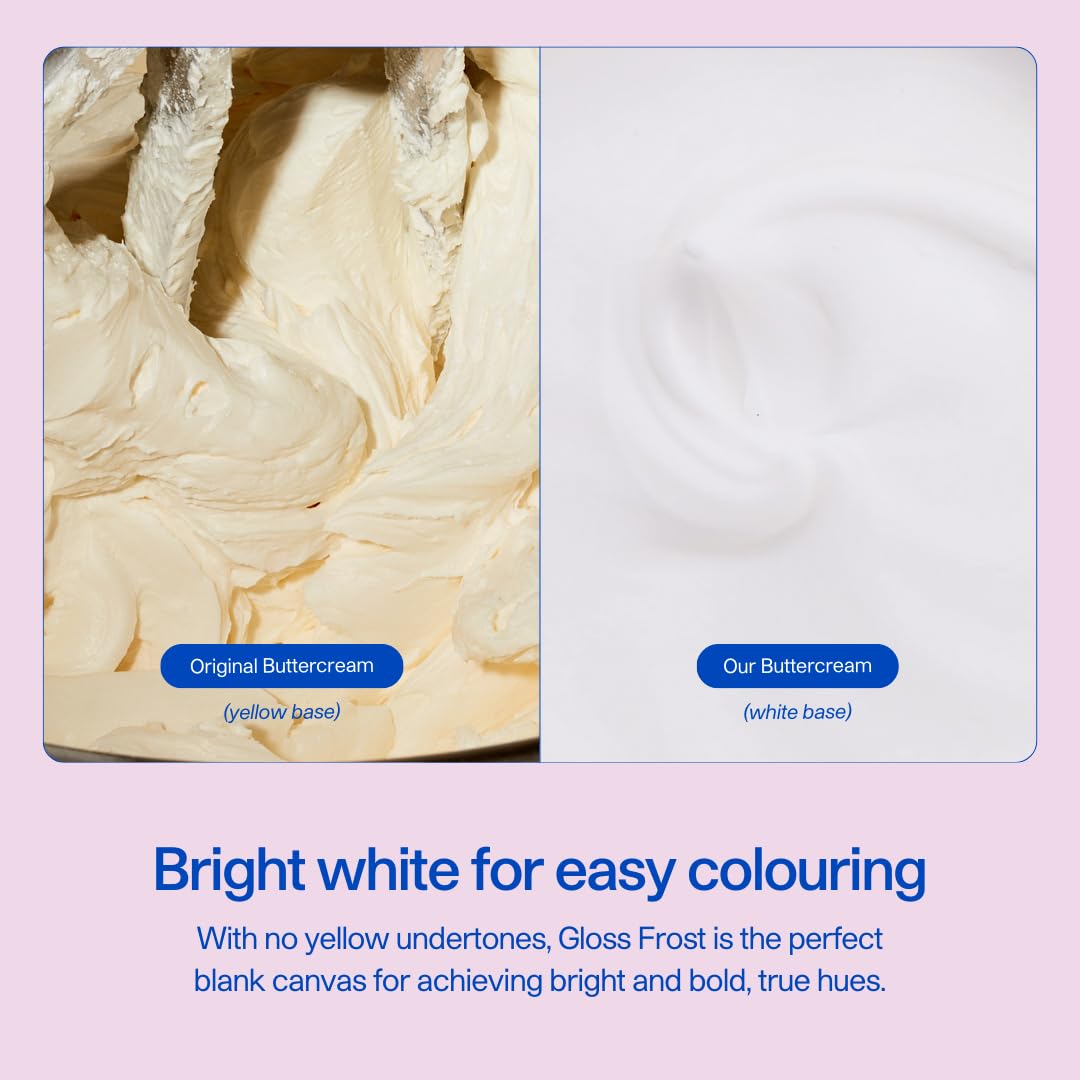 Colour Mill - Gloss Frost White Buttercream Swiss Meringue Style 1 Liter 3