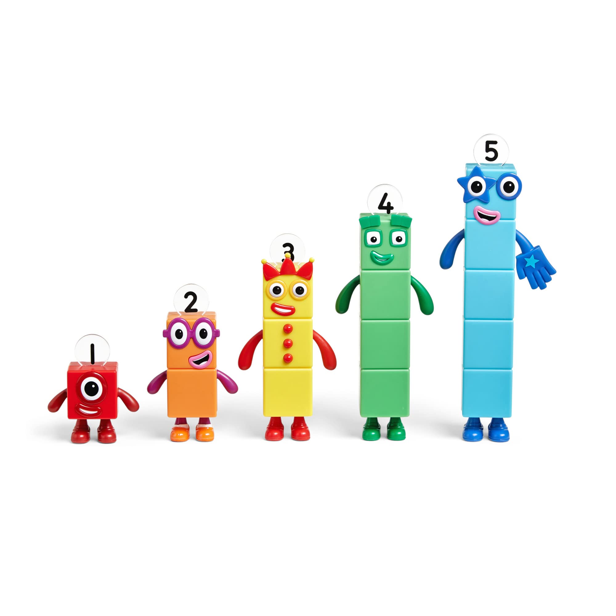 Learning Resources Numberblocks Friends One to Five - Collectible Play Figures with Posable Arms 4