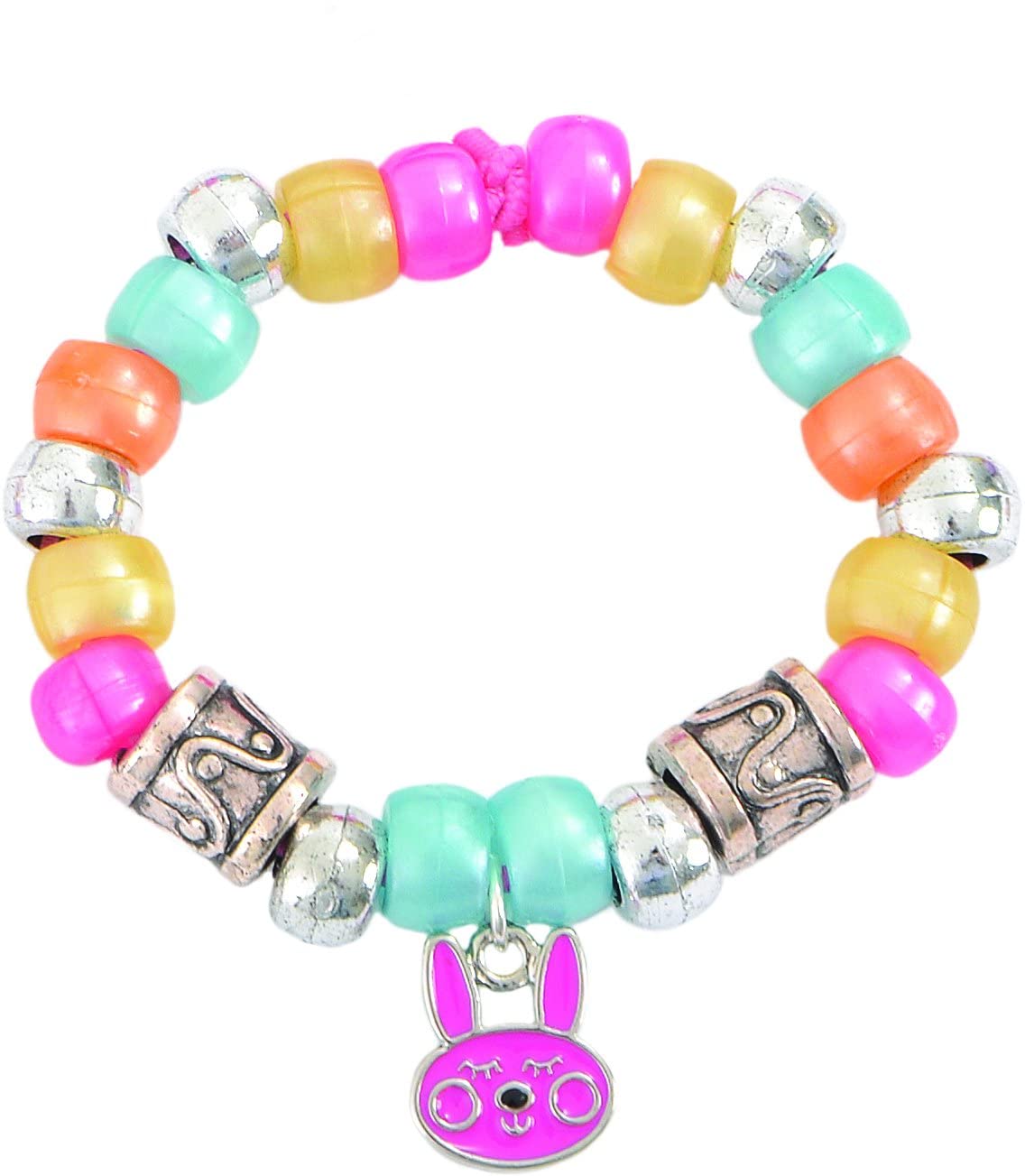 Galt Cute Charms Jewellery Making Kit - Animal Themed Craft Set for Kids Ages 7+ 11