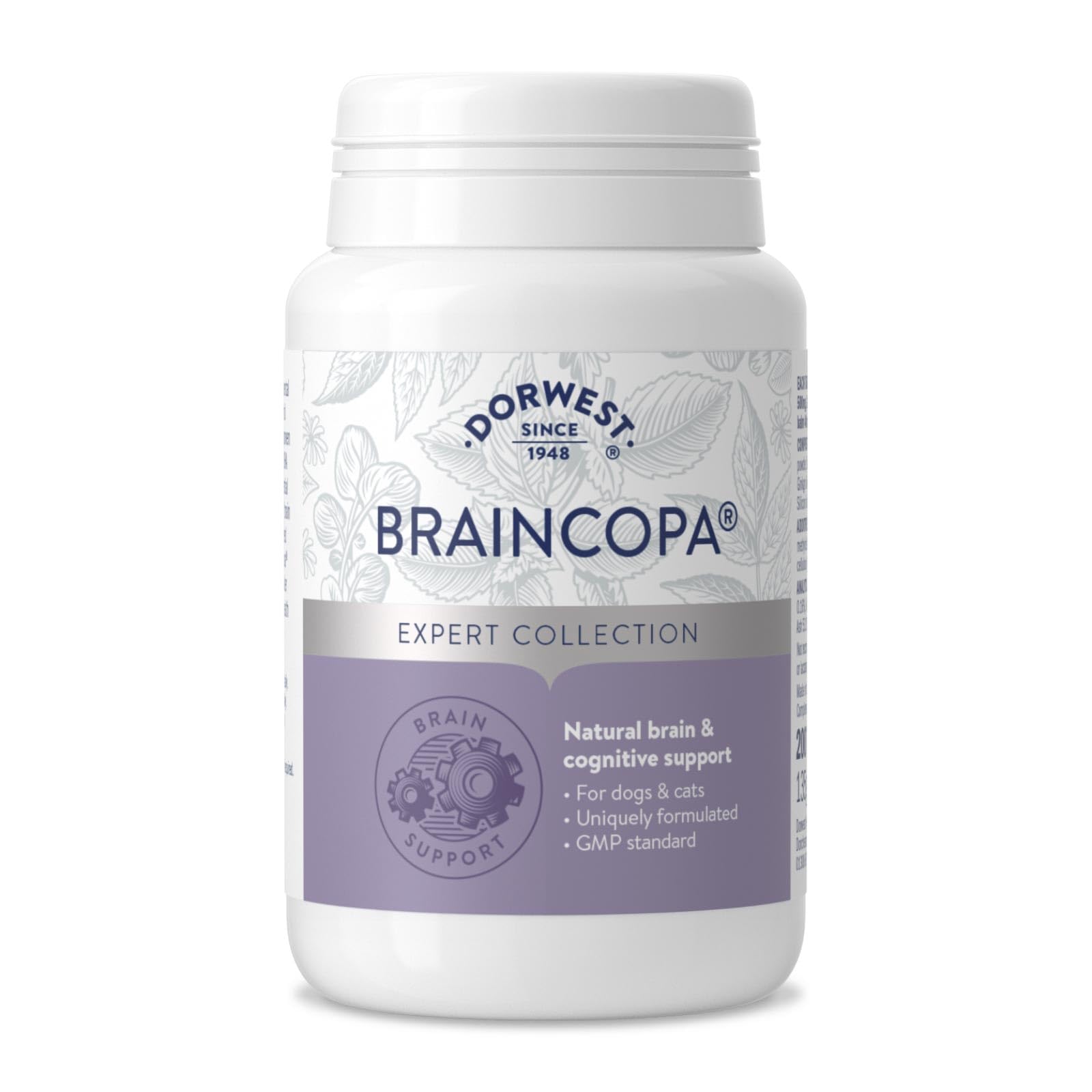 DORWEST HERBS BrainCopa Tablets - Cognitive Support for Dogs | 200 Count