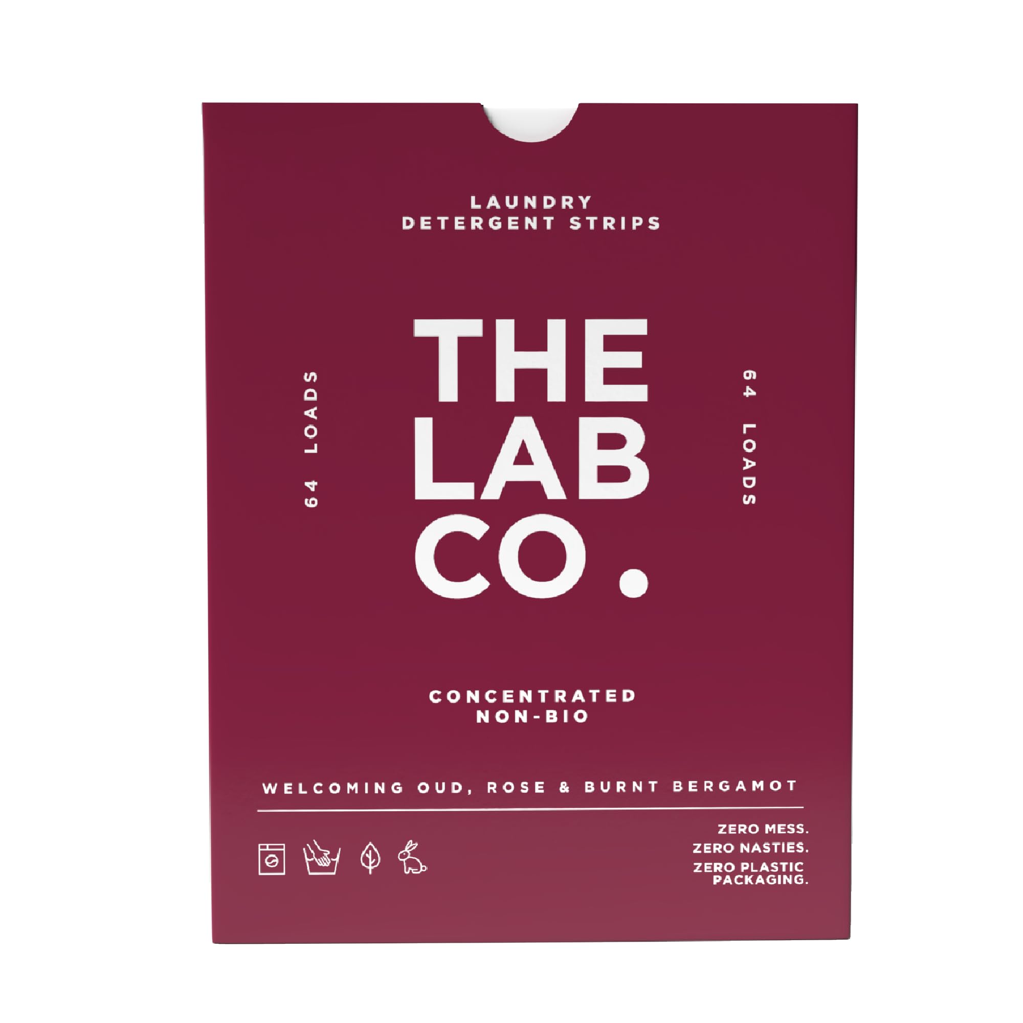 The Lab Co. - Laundry Detergent Strips Sheets 64 Loads Eco Ultra-Concentrated