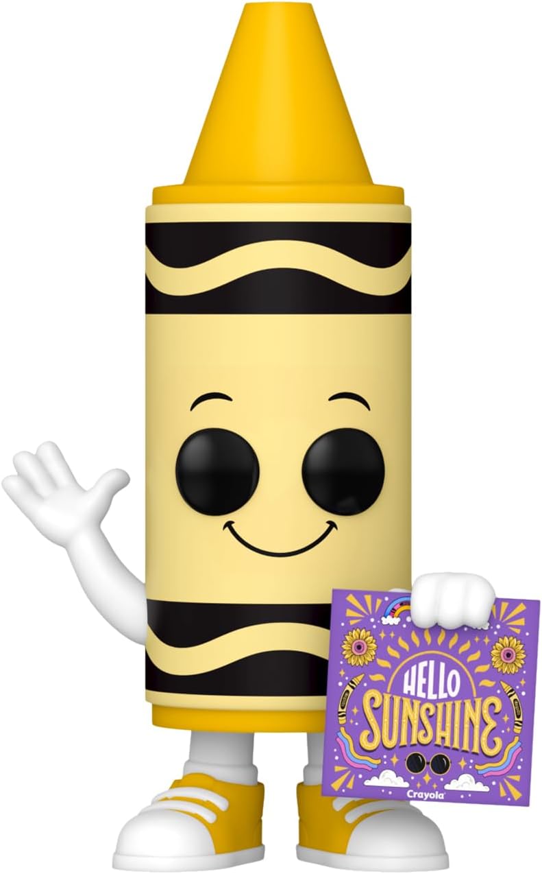 Funko POP! Ad Icon: Crayola - Yellow Crayon - Sunshine Crayon (Kindness) Vinyl Figure