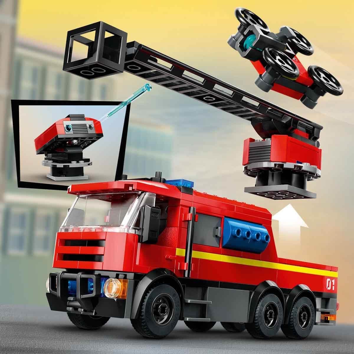 LEGO City Fire Station Playset with Fire Engine & Minifigures - 6+ Years 8