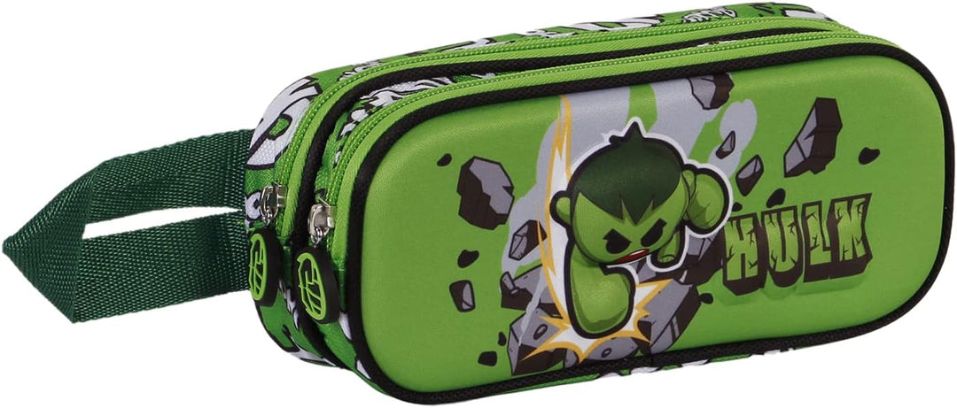 KARACTERMANIA Hulk Greenmass-3D Double Compartment Pencil Case (04457)