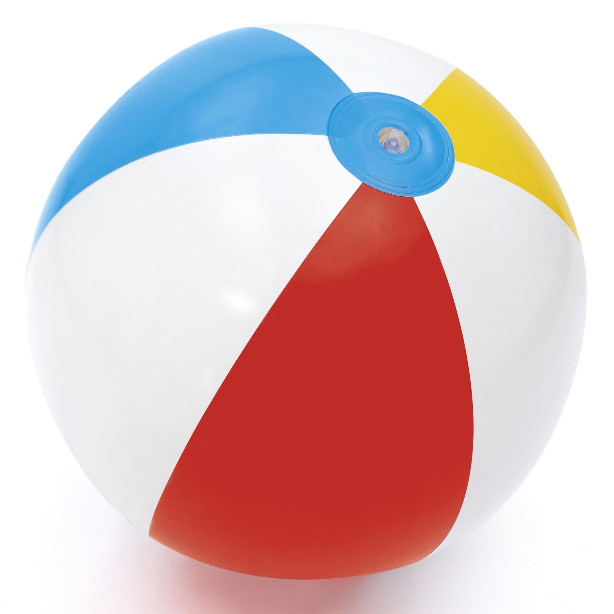 Bestway Panel Beach Ball - 61cm Diameter | Rubber Material | White Color