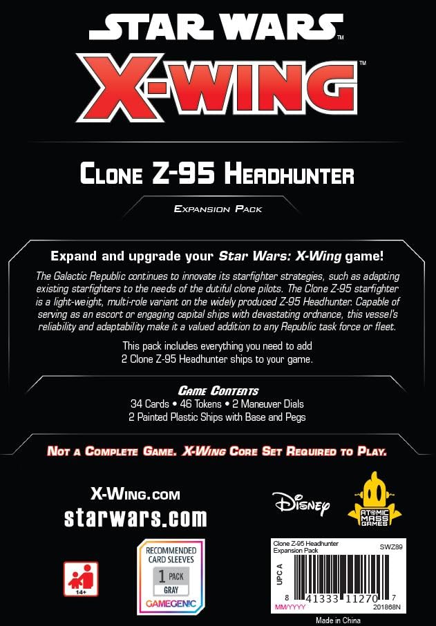 Atomare Massenspiele | Star Wars X-Wing:Clone Z-95 Headhunters | Miniaturenspiel |