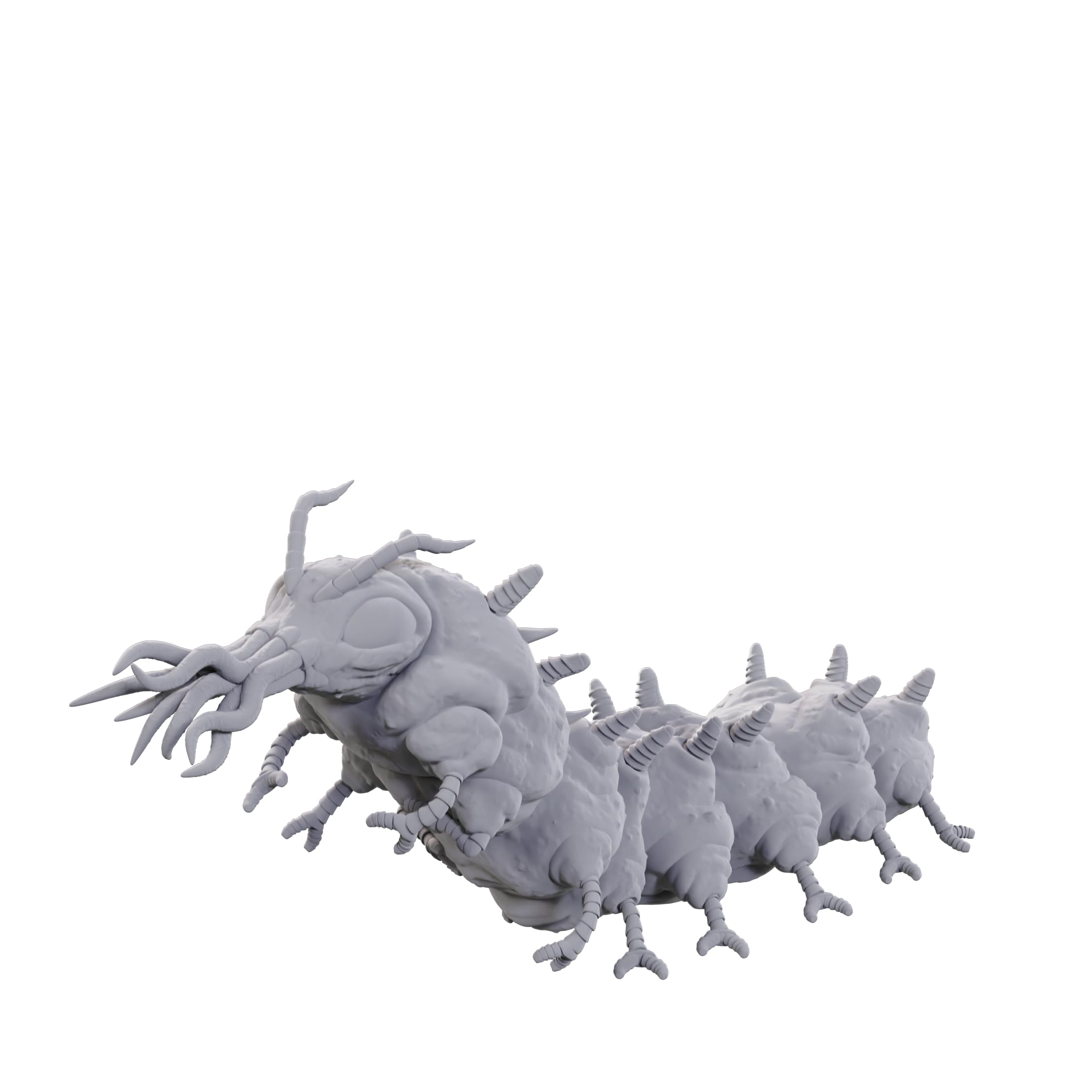 WizKids D&D Nolzur's Marvelous Miniatures - Classic Carrion Crawler | Unpainted Plastic Figure