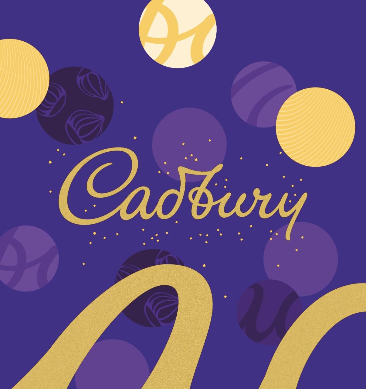 Cadbury Chocolate Chunks Festive Selection Tin - 700g Assorted Dairy Milk & Seasonal Chocolate Treats