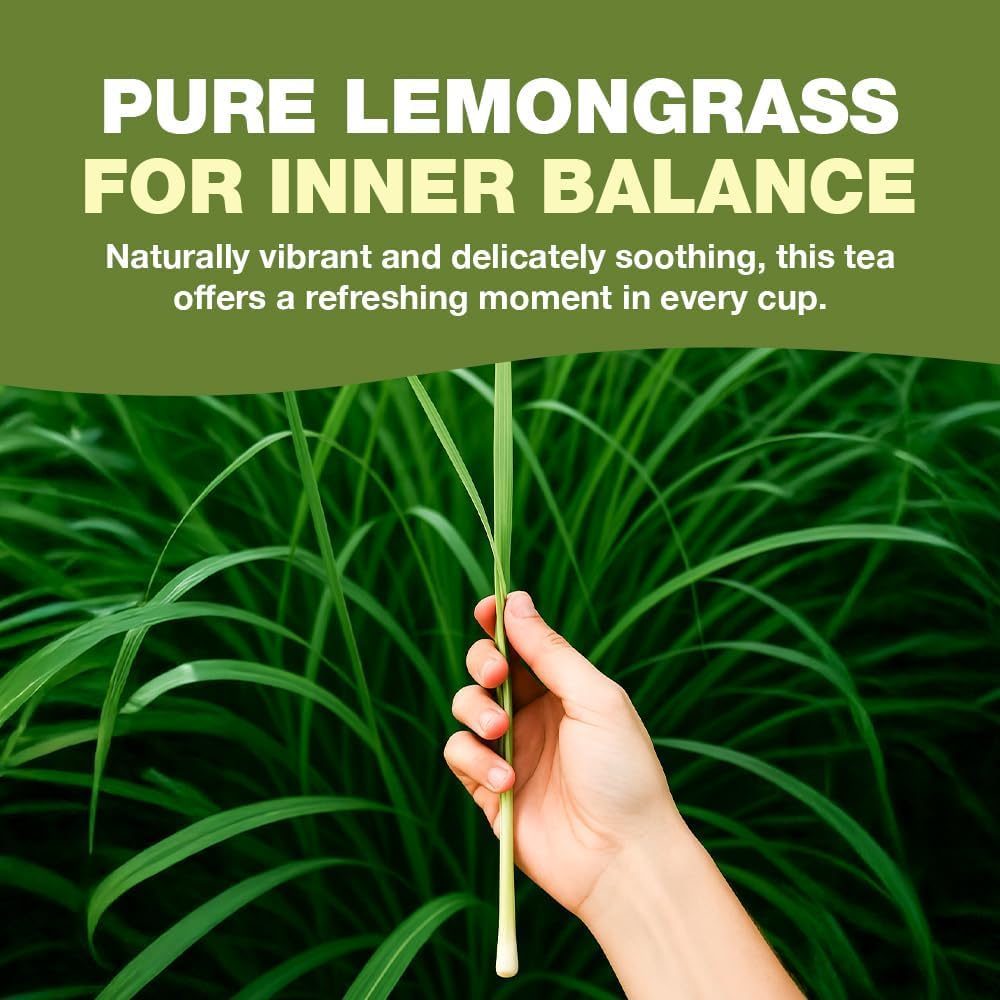 HANDPICK Lemongrass Herbal Tea Bags - 100 Count, Caffeine Free, Non-GMO | Citrus & Mint Flavor 4