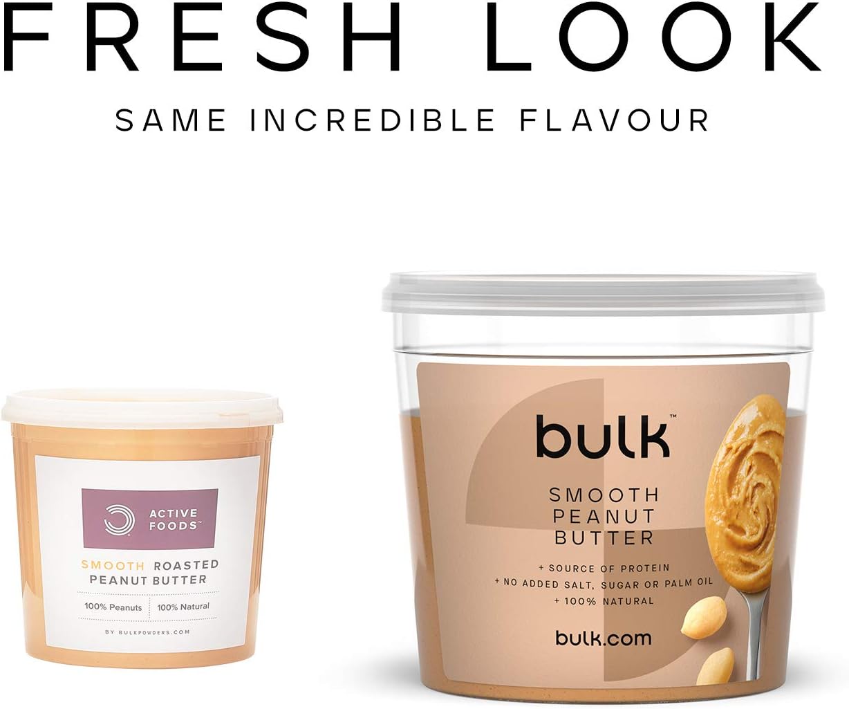 Bulk - Natural Roasted Peanut Butter Tub, Smooth, 1 kg