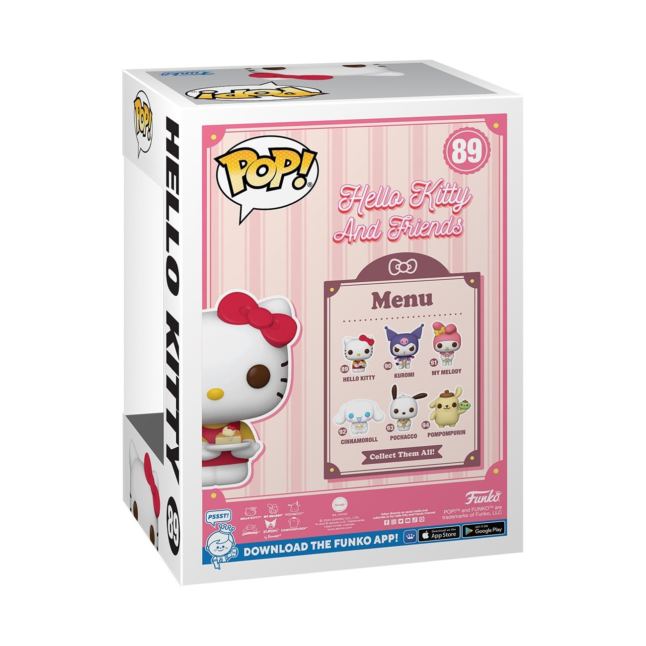Funko Pop! Sanrio: Hello Kitty with Dessert Vinyl Figure 11