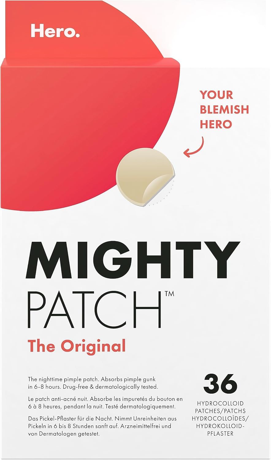 Hero Cosmetics Mighty Patch Original Spot Patches - 36 Count