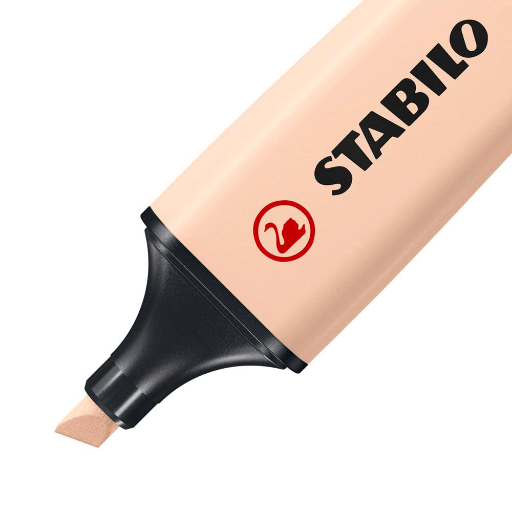 STABILO BOSS ORIGINAL NatureCOLORS Highlighter - Pack of 6 - Earthy Tones | Chisel Tip 2mm/5mm 3