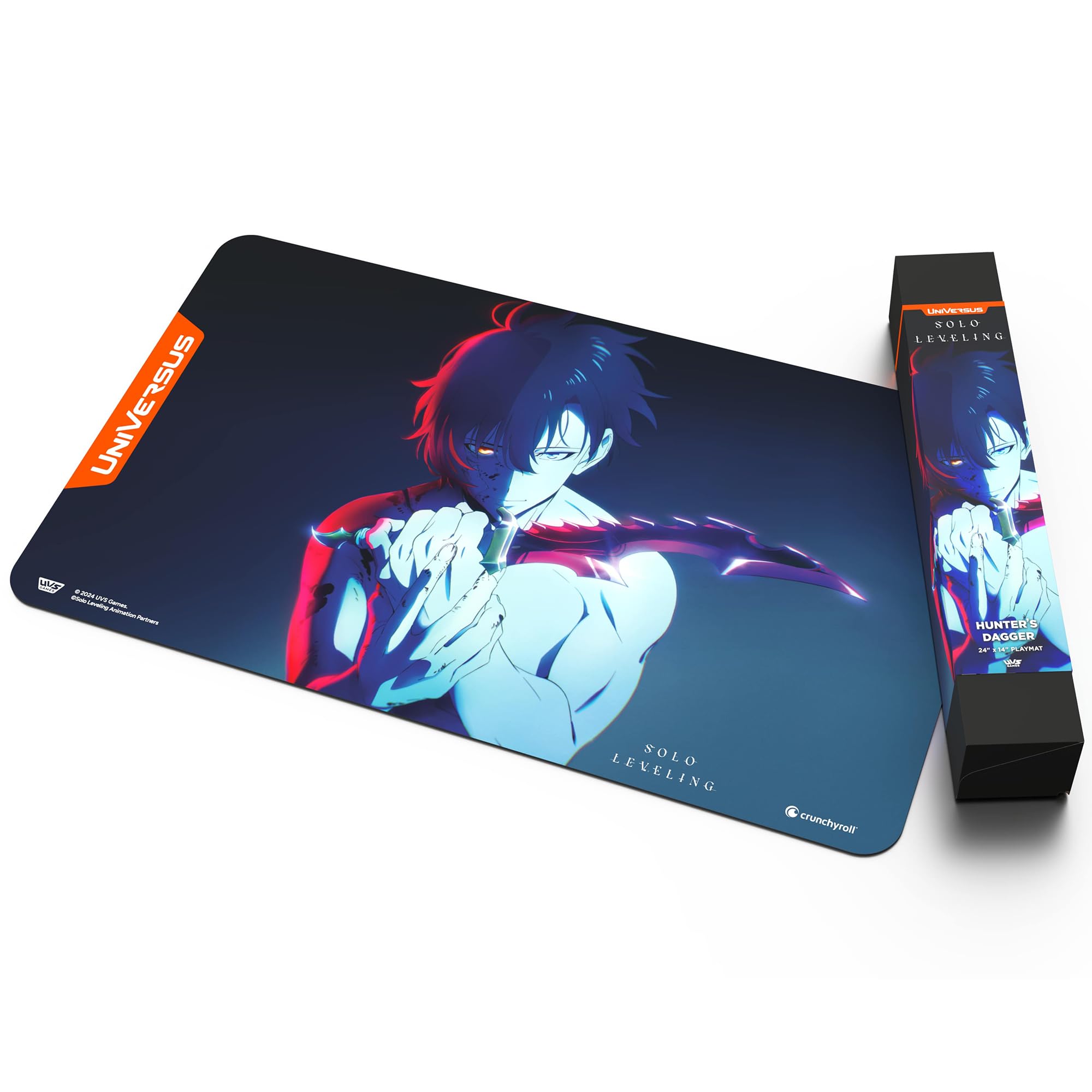 UniVersus Solo Leveling Hunter's Dagger Playmat - 24 x 14 Inches Neoprene Mat